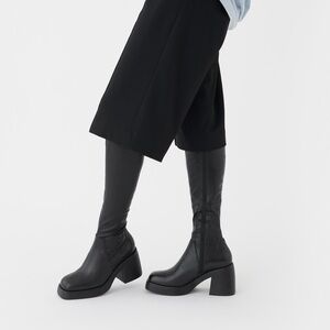 Vagabond Brooke Platform Leather Tall Boots Sz. 40